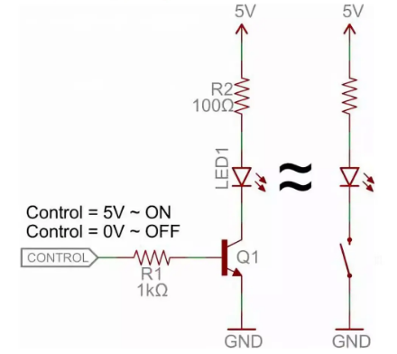 三極管開關電路